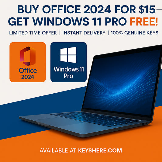 Office 2024 for Only $15 & Get Windows 11 Pro Gift